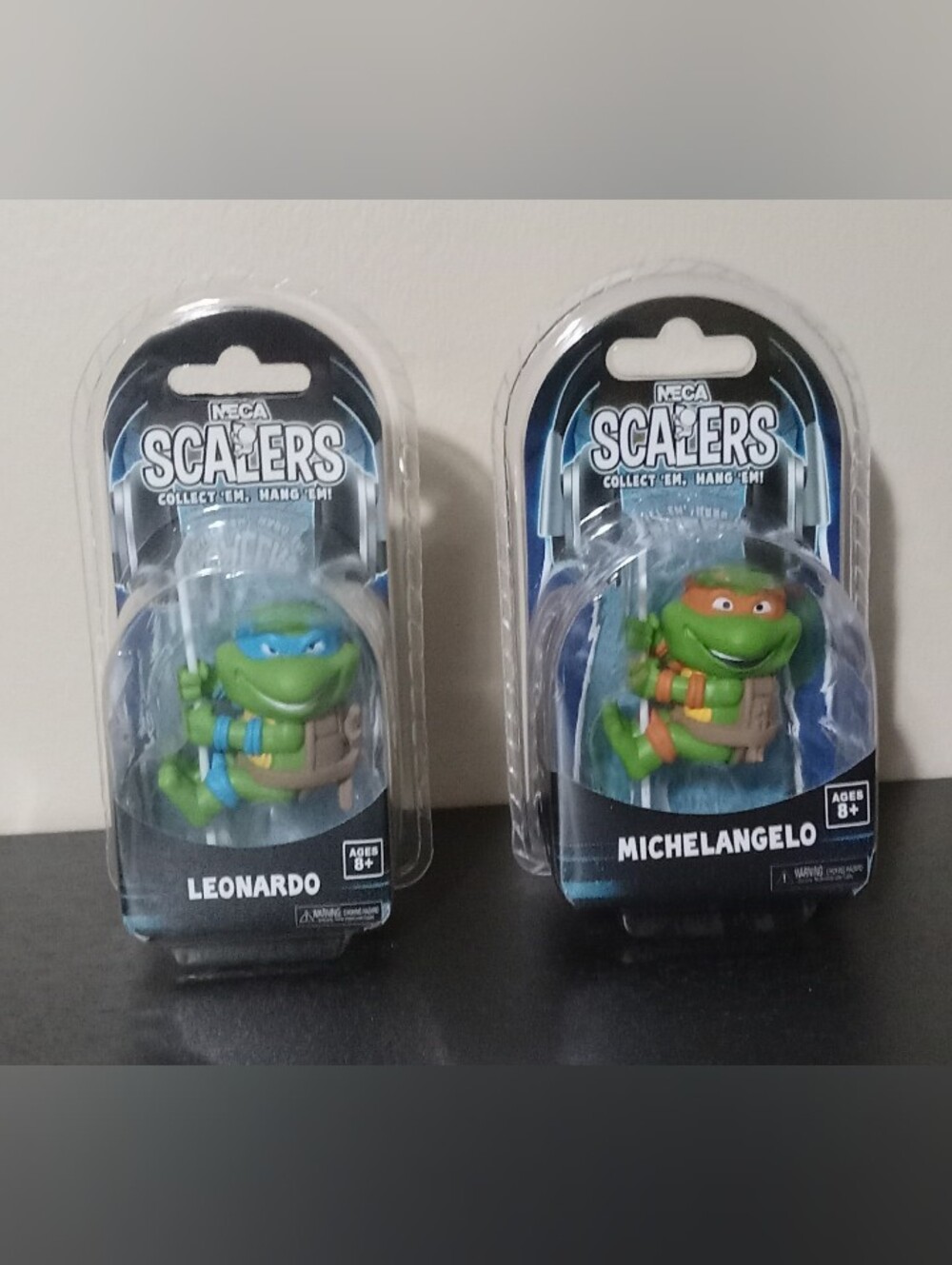 NECA Scalers Teenage Mutant Ninja Turtles Leonardo & Michelangelo